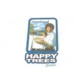 BOB ROSS- HAPPY TREES- LARGE VINTAGE SHIRT