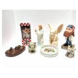 BOBBLE HEADS AND GARGOYLES AND MORE