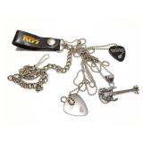 KISS -WALLET CHAIN- AND ASSORTED NECKLACES