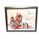 ORANGE COUNTY CHOPPERS- SIGNED AND FRAMED PHOTO