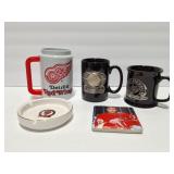 DETROIT RED WINGS ITEMS AND DETROIT LIONS FAUX