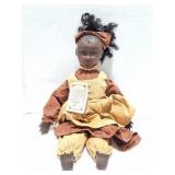 HAND CARVED WOODEN DOLL-  MAKALA- 89 OF 500