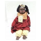 HAND CARVED WOODEN DOLL - MAYNARD ARNETT- GINGER