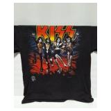 KISS-VINTAGE BAND SHIRT- DESTROYER- LARGE