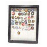 VINTAGE- BADGE COLLECTION- MAINLY VINTAGE ROCK