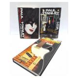 KISS- PAUL STANLEY- HARDBACK BOOKS- AND FENDER