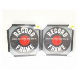 2 NEW UNOPENED RECORD FRAMES