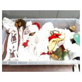 CHRISTMAS DECORATIONS LOT- CONTENTS OF BIN