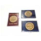 3 MEDALLIONS- APOLLO 11- FLORIDA CRACKER AND