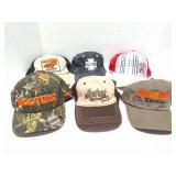 HOOTERS- 6 VINTAGE HATS