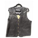 GENUINE LEATHER EXTRA LARGE VEST
