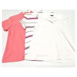 3 - VINTAGE LADIES LARGE -GOLF/TENNIS SHIRTS