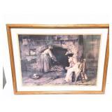 FRAMED PRINT-BLACK AMERICANA