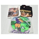 3 VINTAGE GRAPHIC SHIRTS- LARGE