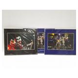 KISS- 3 PHOTOS - MATED BUT NOT FRAMED- IN PLASTIC