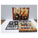 KISS- 3 TIN SIGNS