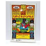 ZEN- TRICKSTERS- SIGNED POSTER- LAMINATED