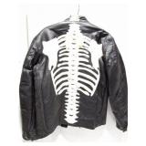 SKELETON- VINTAGE- LEATHER COAT - BULLET PROOF