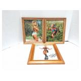 3- MELISSA COATES- SIGNED AND FRAMED PHOTOS