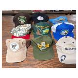 9 - VINTAGE FISHING HATS