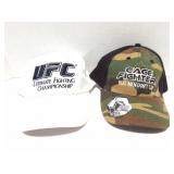 UFC AND CAGE FIGHTER-2 VINTAGE HATS
