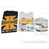 WOODWARD DREAM CRUISE- VINTAGE- 3 XL SHIRTS