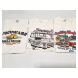 WOODWARD DREAM CRUISE- VINTAGE- 3 LARGE SHIRTS