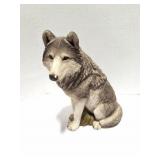 WOLF STATUE- CONCRETE