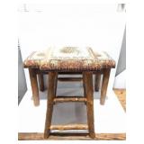 BENCH SNF STOOL- PINE - VERY NICE