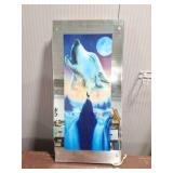 WOLF- LIGHT UP  MIRROR -  BOTTOM LEFT MIRROR