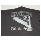 LED- ZEPPELIN- BUTTON DOWN VINTAGE SHIRT- LARGE