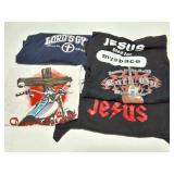 LORDS GYM AND JESUS - SHIRTS- 5 LARGE SHIRTS