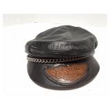 HARLEY DAVIDSON- LEATHER HAT WITH CHAIN