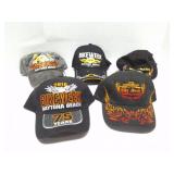 BIKE WEEK- 5 VINTAGE HATS AND SKULL CAP