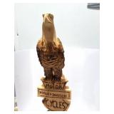 HARLEY DAVIDSON EAGLE- CHAIN SAW ART- VERY NICE -