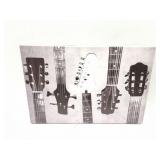 GUITAR ARTWORK ON STRETCHED CANVAS