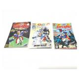NFL SUPERPRO- MARVEL COMICS- 3 BOOKS