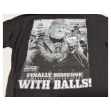 TRUMP 2020- SOMEONE WITH BALLS- VINTAGE SHIRT-