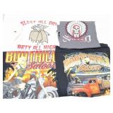 VINTAGE GRAPHIC SHIRTS- 4 EXTRA LARGE- ASSORTED