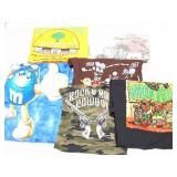 VINTAGE GRAPHIC DPSHIRTS-  6 LARGE- GREEN JELLY,