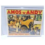 AMOS -N-ANDY- LAMINATED POSTER