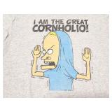BEAVIS AND BUTTHEAD- VINTAGE SHIRT- XL- A AM TH
