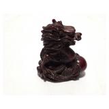 CHINESE- HAND CARVED WOODEN ITEM