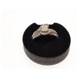 .925 SILVER RING WITH STONES