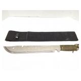 MACHETE- SAWBACK- WITH SHEATH