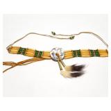 NATIVE - BONE BEADS- NECK WARE- VERY NICE