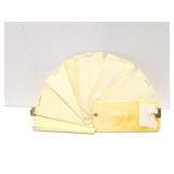 HAND MADE BONE WEEKLY CALENDER- LATCH NEEDS WORK-