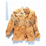 MINNETONKA- EXTRA LARGE FRINGE LEATHER COAT
