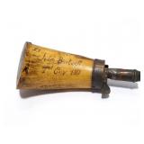 ORIGINAL POWDER HORN- LT. JOHN BURTWELL- 1ST. CAV