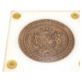 STATE OF HAWAII- 1959 -MEDALLION-ALOHA STATE -